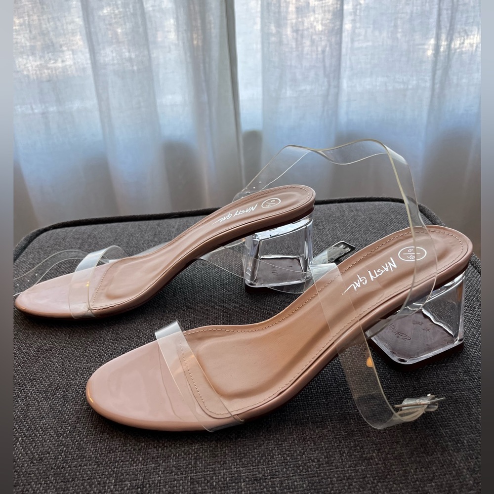 Nasty Gal Clear Heels
